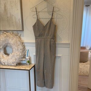 Plaid Jumpsuit